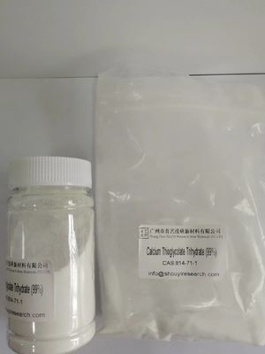 Растворимое в воде химическое сырье Тиогликолат кальция C2H6CaO4S3